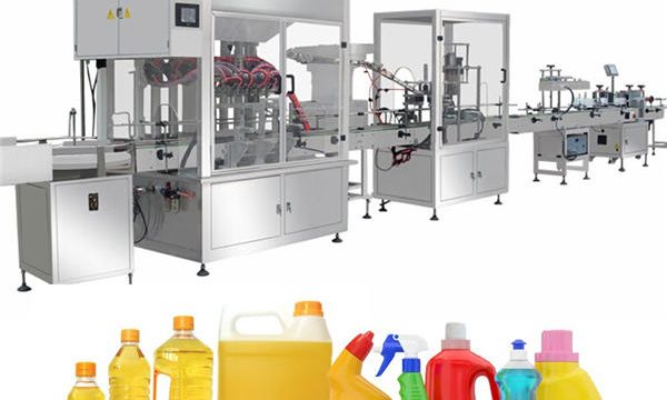 重力漂白充填機、漂白剤充填生産ライン