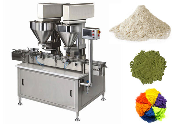 自動2ヘッドパウダー充填機