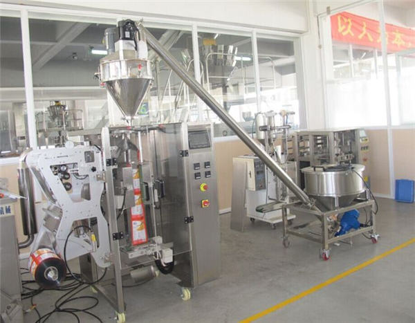 上昇パウダーと自動パウダーバッグ充填機