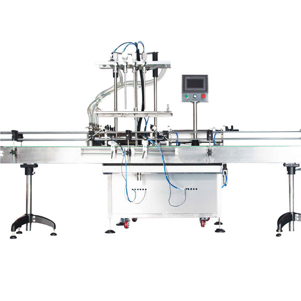 自動8、10、12ヘッドローションピストン充填機/フィラー